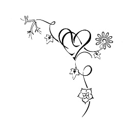Birth flowers tattoo design